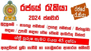 2024 January Government Jobs in Sri Lanka [upl. by Chevy]