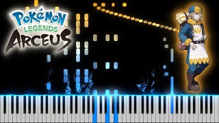 Volo Battle Theme  Pokémon Legends Arceus Piano Arrangement [upl. by Ruttger]