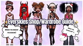 ✨Everskies ShopWardrobe Guide and tutorial‼️✨⭐️ [upl. by Ettezzil]