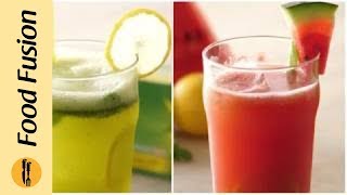 Iced Green Tea recipe 2 ways by Food Fusion [upl. by Adan]