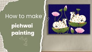 Mastering Pichwai Painting StepbyStep Tutorial for Beginners shortvideos trending pichwaiart [upl. by Engleman946]