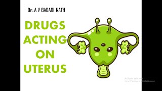 Drugs Acting on Uterus [upl. by Anelhtac190]