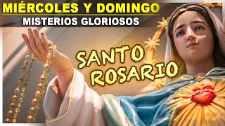 SANTO ROSARIO Miercoles y Domingo Misterios Gloriosos [upl. by Saffren]