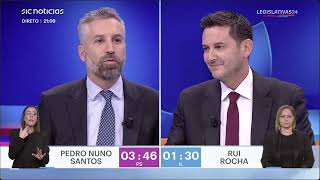 Debate 5 Fev Pedro Nuno Santos PS contra Rui Rocha IL  Eleições Legislativas 2024 [upl. by Harden]