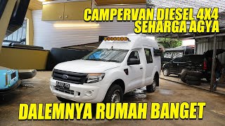 CAMPERVAN DIESEL 4X4 GAK PAKE MAHAL JADI RUMAH BISA OFFROAD [upl. by Sheldon]