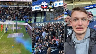 Away Fans Sing “Thogden is a WKER” at Bolton… [upl. by Catto]