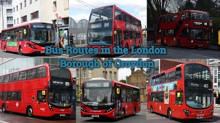 Bus Routes in the London Borough of Croydon [upl. by Asilla652]