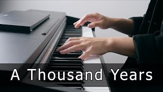 Christina Perri  A Thousand Years Piano Cover by Riyandi Kusuma [upl. by Adlaremse]