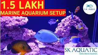 15 Lakh Marine Aquarium Setup  Tamil  SK Aqua  SK Aquatic [upl. by Neelat]