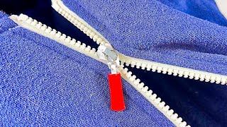 A Tailor showed me this Method How to Fix Broken Zipper ￼ [upl. by Dripps]