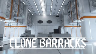 Star Wars Ambience  Kamino  Clone Barracks clone radio chatter ambience no music [upl. by Jenkel138]