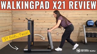 WalkingPad X21 Treadmill Review  The Most Compact Folding Treadmill [upl. by Monahon]