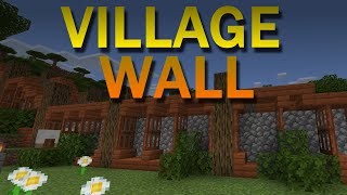 Building a wall Village Raids and Bastions  Minecraft Episode 8 [upl. by Cleodell700]