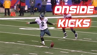 NFL Successful Onside Kick Compilation [upl. by Rehptsirhc366]