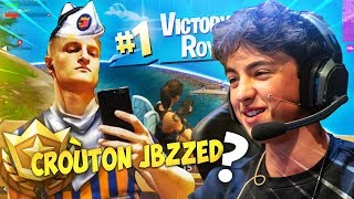 TOP 1  LUNARY JBZZ DANS LA TEAM CROÛTON SUR FORTNITE [upl. by Eiznyl]