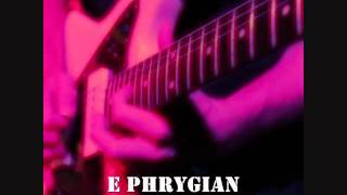 E Phrygian modescale Groove Backing Track [upl. by Iggie]