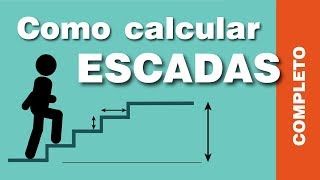 Cálculo de escada fácil e simples Passo a passo de como calcular as medidas da sua escada [upl. by Odicalp857]