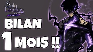 BILAN DE MON COMPTE F2P AVANT LA GLOBAL  SOLO LEVELING ARISE [upl. by Jennee]