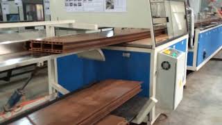 wood plastic composite manufacturing processThe largest output in Asia [upl. by Frolick711]