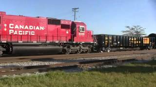 SD402s and SD60 From Run 28 [upl. by Aratal]