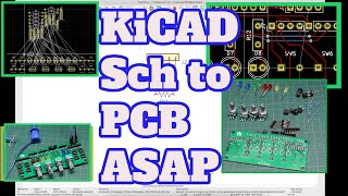 KiCad 6 Update PCB Layout From Schematic Delete Footprints [upl. by Naghem]