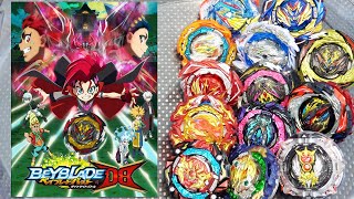 ALL SEASON 6 Beyblade Burst DB DYNAMITE BATTLEQUADDRIVE Marathon Battle [upl. by Hameerak]