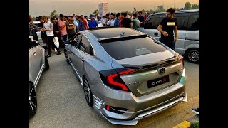 Honda Civic X Modified  Honda Civic Fc5  Pakwheels Sialkot Auto Show [upl. by Ahsile]