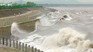 INCREDIBLE TIDAL WAVES Caught On Camera [upl. by Kaplan808]