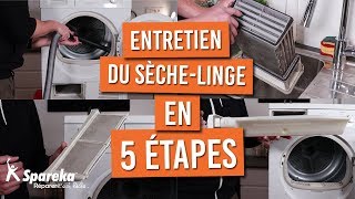 Comment faire lentretien de votre seche linge en 5 étapes [upl. by Nacul295]