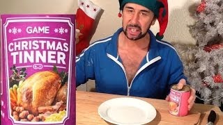 Christmas Tinner Review  Christmas dinner in a can [upl. by Rosalyn67]