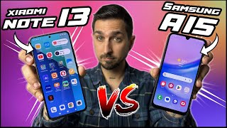 Samsung A15 🔴VS🔴 Xiaomi Note 13  ¿CUAL COMPRAR Análisis completo [upl. by Ilrac]