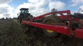 Mentmore Park Farms  Cultivating Wheat Stubble  UK Harvest 2015 [upl. by Mannuela914]