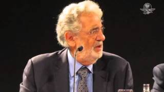 Plácido Domingo estrena Cyrano de Bergerac en Madrid [upl. by Corin]