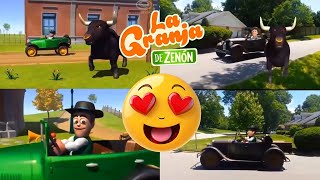 😍ZENON Y SU AMOR POR EL AUTO BOCHINCHERO EL CARRO MAS DIVERTIDO DE LA GRANJA😃 [upl. by Buyer]