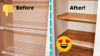 Dollar Tree Wire Shelf Makeover [upl. by Kimberley]