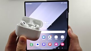 How To Connect AirPods to Samsung Galaxy Z Fold 6 [upl. by Ilsa]