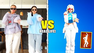 FORTNITE ICON SERIES amp TIKTOK DANCES IN REAL LIFE Social Climber Popular Vibe Starlit Chapter 5 [upl. by Libenson]