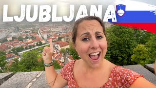 LJUBLJANA SLOVENIA Our New Favorite City in Europe Ljubljana walking tour [upl. by Erund373]