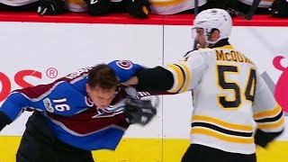 McQuaid uses Zadorov’s face as a punching bag [upl. by Janenna]