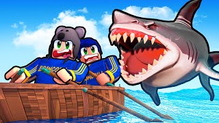 CUIDADO COM O TUBARÃO NO ROBLOX SHARK BITE  Brancoala Games [upl. by Sherer887]