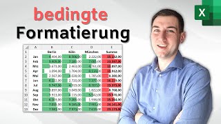 Excel bedingte Formatierung  Zeile einfärben mehrere Bedingungen gleichzeitig mit Formel [upl. by Myrah646]