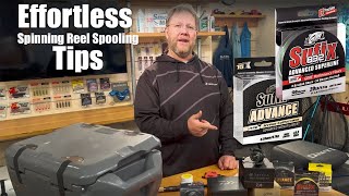 Angling Edge How To Spool A Spinning Reel Perfect Every Time [upl. by Etnemelc77]