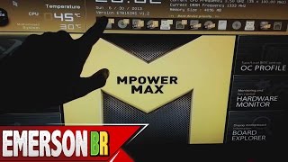 Tutorial  Atualizando BIOS da Placa mãe MSI MPOWER MAX  MFLASH [upl. by Avehsile]