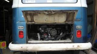 68 Vw Bus 1776 cc engine idling [upl. by Ainehs]