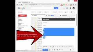 Accents amp Diacritics for Gmail Google Chrome Extension [upl. by Naitsyrk]