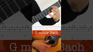 G minor Bach BachLuo Ni Arrangement for Guitar [upl. by Hulburt390]