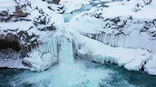 Aldeyjarfoss  Winter vs Summer [upl. by Halfon]