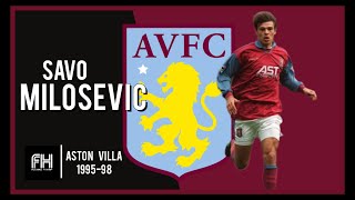 Savo Milosevic ● Goals and Skills ● Aston Villa 199596 [upl. by Emmalyn]