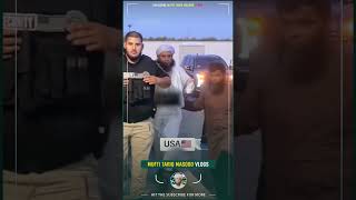 Mufti Tariq Masood In USA muftitariqmasoodvlogs trendingshorts viralshorts usa vlog [upl. by Nunnery]