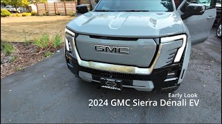 2024 GMC Sierra Denali EV  First Look [upl. by Burnsed]